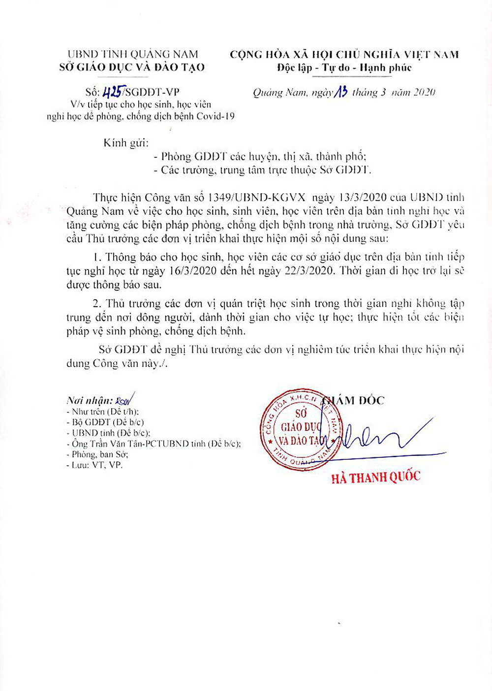 cv 425 sgddt-vp nghi hoc